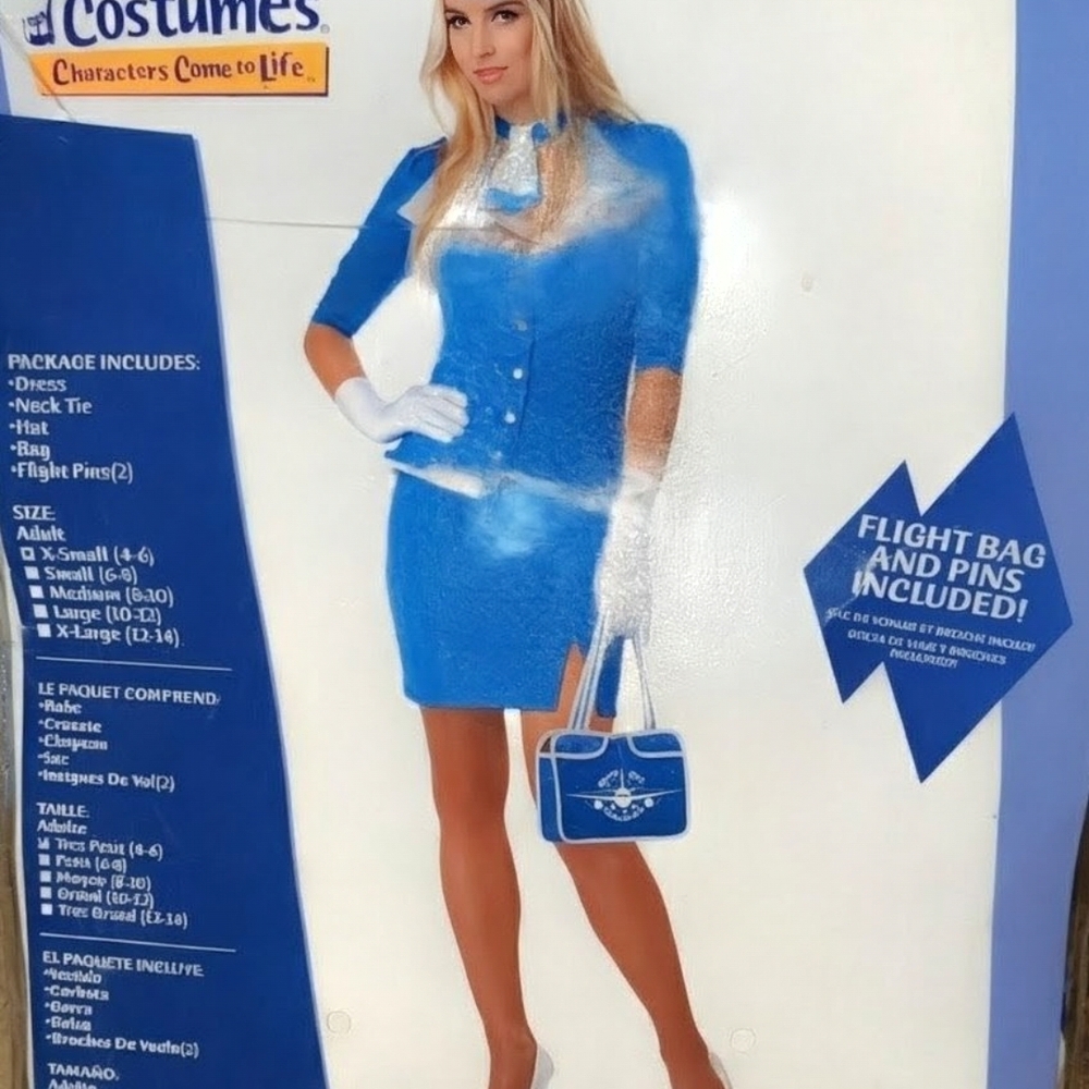 California Costumes Vibrant Blue Attire